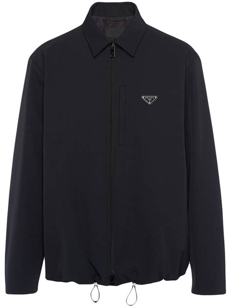 prada shirt logo|prada zip up shirt.